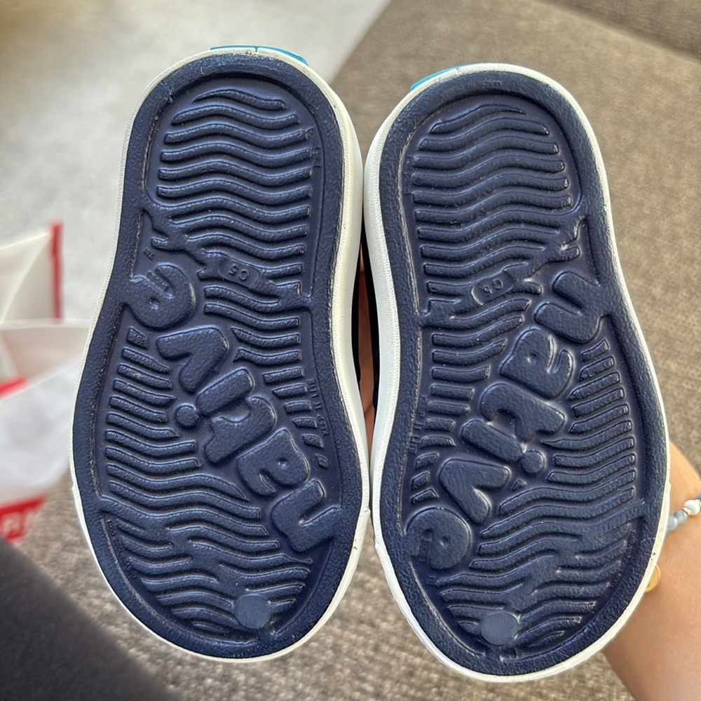 Native Kids Sneakers - Dark Blue and White - Picture 3 of 3